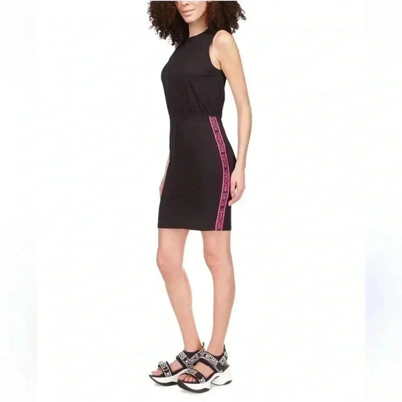 MICHAEL Michael Kors Logo Trim mini dress sz S - Picture 6 of 6